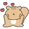 Stickers Ardilla 🐿 Coreana 
