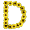 Stickers Letras ♡ Girasol 
