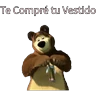 Stickers Masha y El Oso