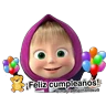 Stickers Masha y Oso 2