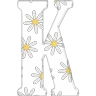 Stickers Letras ♡ Margaritas 