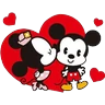 Stickers 🎀Mickey y Minnie🎀 