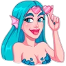 Stickers 🧜🏻‍♀️💠Sirena Azul💠🧜🏻‍♀️ 
