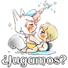 Stickers Big Tengu Demon Fox 🦊🖤 Chibi 
