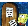 Stickers Bob Sponja - Puto el q lo lea 