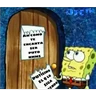 Stickers Bob Sponja - Puto el q lo lea 