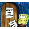 Stickers Bob Sponja - Puto el q lo lea 
