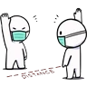 Stickers COVID 19 SURVIVOR 