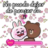 Stickers ❤frases de amor cony y broum❤ 
