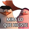 Stickers PINGÜINOS DE MADAGASCAR 