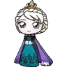 Stickers Princesas Kawaii 