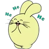 Stickers Conejo Gordo 1 