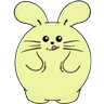 Stickers Conejo Gordo 1 