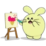 Stickers Conejo Gordo 1 