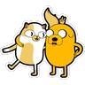 Stickers Cake The Cat (Adventure Time)