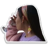 Stickers Danna Paola como Lu de Élite