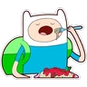 Stickers Finn The Human (Adventure Time)