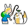 Stickers Fionna The Human (Adventure Time)