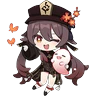 Stickers Genshin Impact Hutao