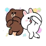 Stickers HyperRabbit x BROWN & FRIENDS 2
