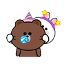 Stickers HyperRabbit x BROWN & FRIENDS: Celebrate