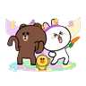 Stickers HyperRabbit x BROWN & FRIENDS: Celebrate