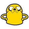 Stickers Jake The Dog (Adventure Time)