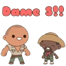 Stickers 🏔️Jumanji kawaii🏔️