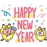 Stickers 卡娜赫拉的Piske和Usagi 動態5 & 新年貼圖