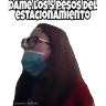 Stickers lady 3 pesos