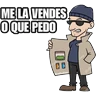 Stickers Lady Pizza