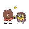 Stickers LINE FRIENDS & MINIONS