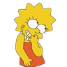 Stickers Lisa Simpson