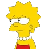 Stickers Lisa Simpson
