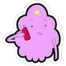 Stickers Lumpy Space Princess (Adventure Time)