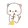 Stickers Mochi Peach Cat #13 Mov