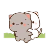 Stickers Mochi Peach Cat #13 Mov