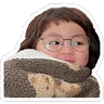 Stickers Niña Coreana