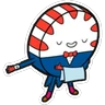 Stickers Peppermint Butler (Adventure Time) Mentita