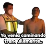 Stickers Toy Agarrando Señal Carnal