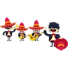 Stickers Viva México