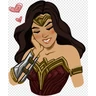 Stickers Wonder Woman stickers
