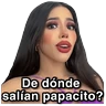 Stickers Yeri Mua con frases