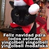 Stickers Gatitos Navidad