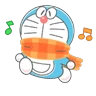 Stickers Doraemon Animated Crayon Stickers 