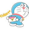 Stickers Doraemon Animated Crayon Stickers 