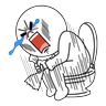 Stickers Moon: Mad Angry Edition 