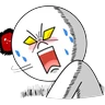 Stickers Moon: Mad Angry Edition 