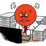 Stickers Moon: Salaryman Special 