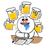 Stickers Moon: Salaryman Special 